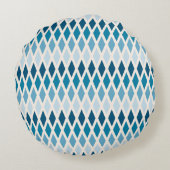 青ひしグラデーション形 ラウンドクッション (裏面)