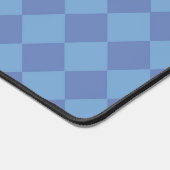 青ひし市松模様に形パターン デスクマット (コーナー)