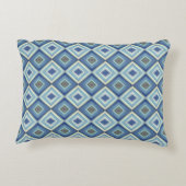 青ひし形パターン アクセントクッション (裏面)
