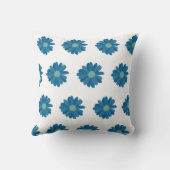 青ひまわり模様装飾用クッション クッション (裏面)