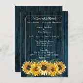 青ひまわり素朴リハーサルディナー 招待状 (正面/裏面)