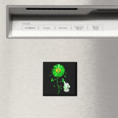 青ひまわり象皮服がメンタルヘルスを広げる マグネット (インサイチュ (食洗機))