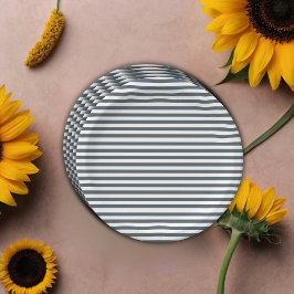 青ひまわり赤ちゃんシャワー ペーパープレート