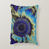 青ひまわり アクセントクッション (裏面(縦))