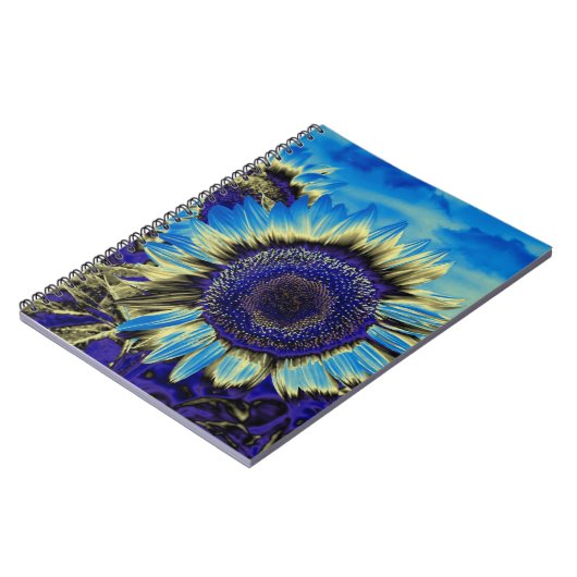 青ひまわり ノートブック (左側)