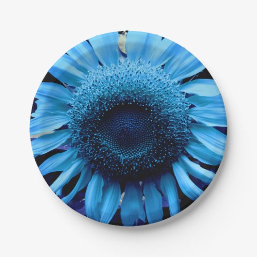 青ひまわり ペーパープレート (正面)