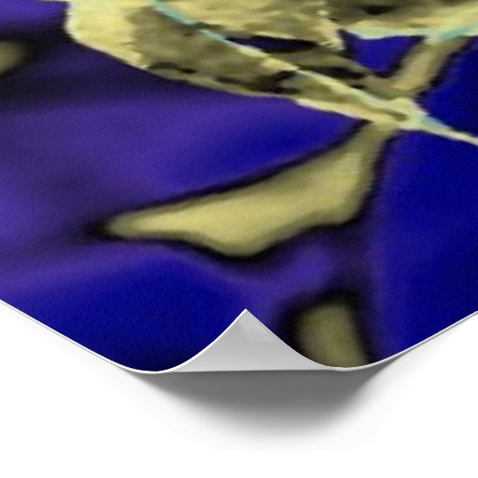 青ひまわり ポスター (角)