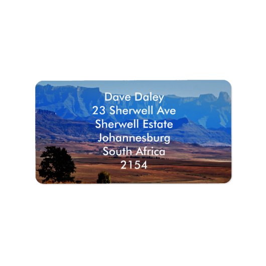 青への変更 ラベル (正面)