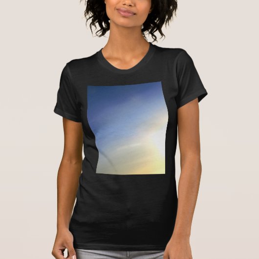 青への黄色 Tシャツ (正面)
