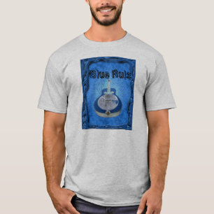 青またはドブロ・ギターのTシャツ Tシャツ