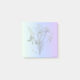 青または紫の投稿 ポストイット