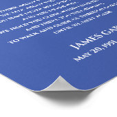 青まで私たちは人生の詩の再びお祝いに会う ポスター (角)