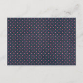 青みがかったエレガント黒板結婚フローラ詳細 エンクロージャーカード (裏面)