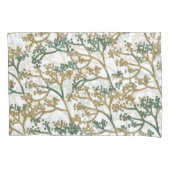 青みがかったオリーブの葉 枕カバー (正面左)