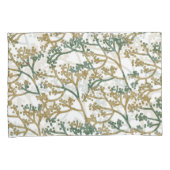 青みがかったオリーブの葉 枕カバー (正面右)