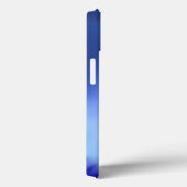 青みがかったモノグラム Case-Mate iPhoneケース (裏面 / 右)