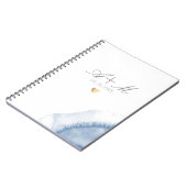 青みがかった水色の詳細結婚の ノートブック (左側)