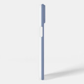 青みがかった灰色と白のキャンディストライプ Case-Mate iPhoneケース (裏面 / 右)