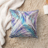 青みがかった牡蠣のスケッチ クッション (ブランケット)