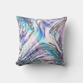 青みがかった牡蠣のスケッチ クッション