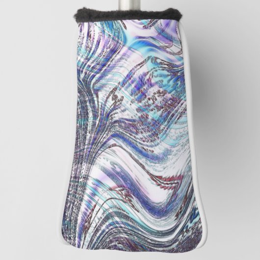 青みがかった牡蠣のスケッチ ゴルフヘッドカバー (回転90)