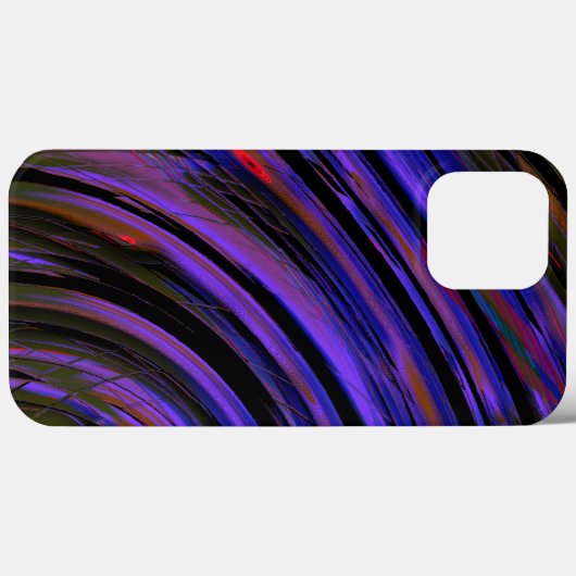 青みがかった紫から赤の色のタイヤゴム切り出し Case-Mate iPhoneケース (裏面 (横))