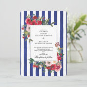 青みがかった色のウェディング招待状 招待状 (スタンド正面)