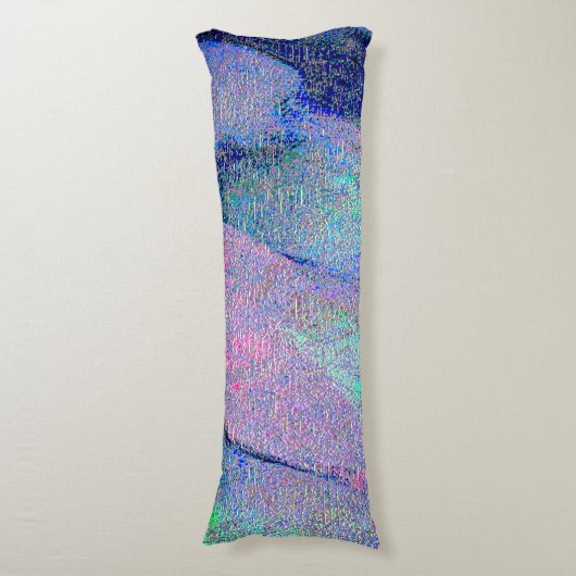 青みがかった青みがかった擦り切れたしわ絵を描の付いた革のスタイル ボディピロー (正面縦)