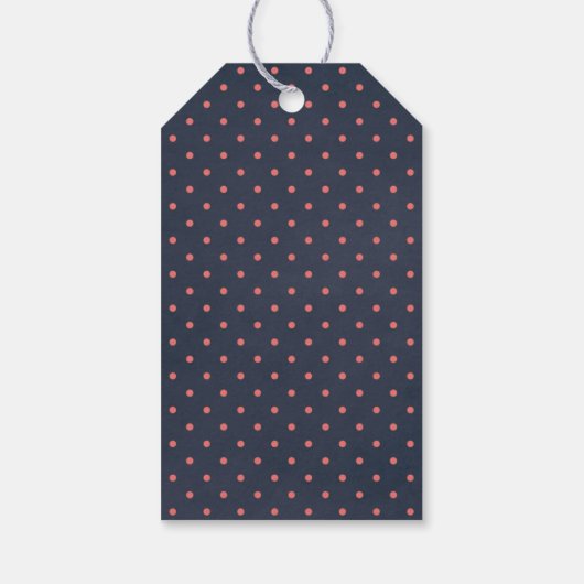 青みがかった黒板フローラありがとう ギフトタグ (裏面)