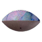 青みがかった、しわ擦り切れたの絵を描付いた革の効果 アメリカンフットボール (回転270)