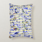 青みがかった アクセントクッション (正面(垂直))