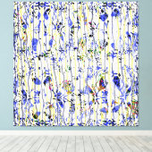 青みがかった キャンバスプリント (インサイチュ (ウッドフロア))