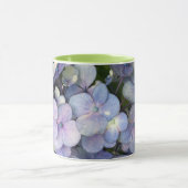 青みのある紫陽花のマグカップ マグカップ (中央)