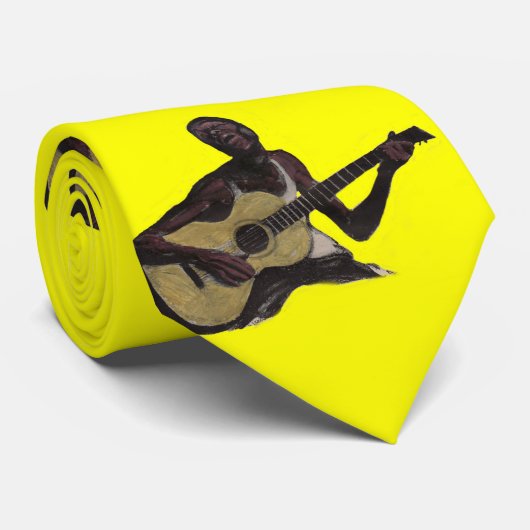 青みを歌う青い男 ネクタイ (ロール)