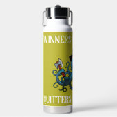 青やる気を起こさせるい怒たこ海賊 ウォーターボトル (正面)