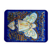 青や金ゴールドがんはエンジェルマグネットができない マグネット (横)