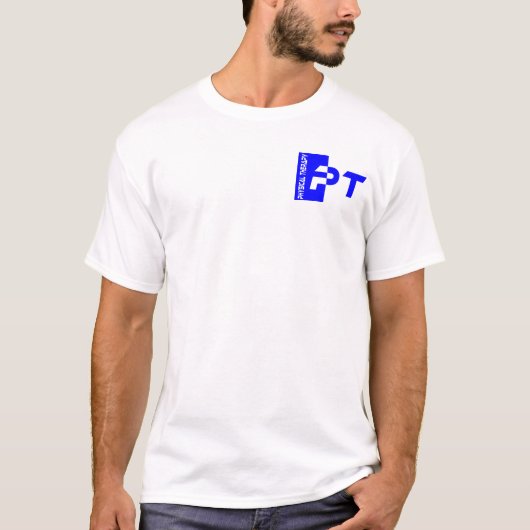 青を付け王室のる Tシャツ (正面)