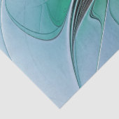 青を使用した抽象的なモダンフラクタルアート 薄葉紙 (詳細)