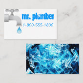 青を垂直にすること 名刺 (正面/裏面)