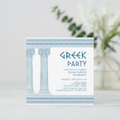 青を基調としたギリシャの退職パーティー (スタンド正面)