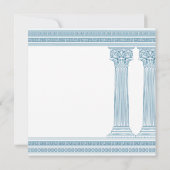 青を基調としたギリシャの退職パーティー (裏面)