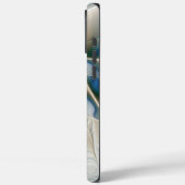 青を基調とした抽象的な幻想的なフラクタルアート Case-Mate iPhoneケース (裏面 / 左)