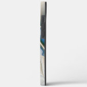 青を基調とした抽象的な幻想的なフラクタルアート Case-Mate iPhoneケース (裏面 / 左)