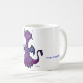 青を感じるドラゴンか。 コーヒーマグカップ (正面右)