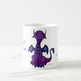 青を感じるドラゴンか。 コーヒーマグカップ