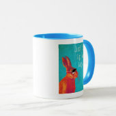 青を飛ばすにはお尻 マグカップ (正面右)