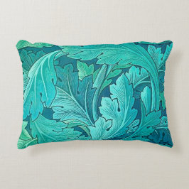 青アカンサス葉 アクセントクッション