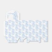 青アクアバード感謝していユー結婚式の引き出物テントボックス フェイバーボックス (折り畳みなし)