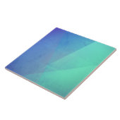 青アクアモダン&ターコイズ幾何学階調 タイル (側面)