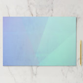 青アクアモダン&ターコイズ幾何学階調 ペーパーパッド (インサイチュ)